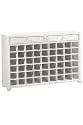 Wicker 60-pair Women's Shoe Storage Chest