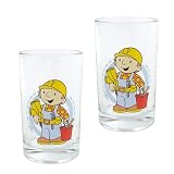 2er Set Gläser Bob, der Baumeister Groesse: 200 ml Lieferumfang: 2 teilig