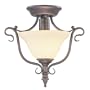 Livex 6186-58 Coronado Ceiling Mount Imperial Bronze