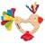 Sassy Earth Brights Wooden Dove