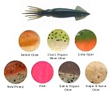 Gulp 10 Saltwater Squid Sugar & Spice Glow
