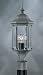 Thomas Lighting Hawthorne Black One-Light Outdoor Post Light