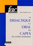 La didactique � l'oral du CAPES de le...