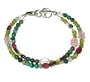 Rose Quartz, Peridot & Tourmaline "4th Heart Chakra" Bracelet - 7 1/2"