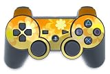 Playstation 3 Controller Skin Retro Orange Flowers