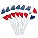 Set of 6 Cupcake Picks Toppers Decoration Country National Flag C-I - Dominican Republic National Country Flag