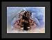 Fireman & 2 Angels Powerful Sept 11 9/11 Art Framed & Matted Poster Print - 16