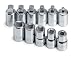 SK 19781 11 Piece 3/8-Inch Drive Pipe Plug Socket Set