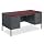 HON P3262NS Metro Classic Series 60 by 30 by 29-1/2-Inch Double Pedestal Desk, Mahogany