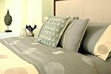 Akasha STSU001TWD Surround Series Twin Duvet Set - Buttercup with Mineral