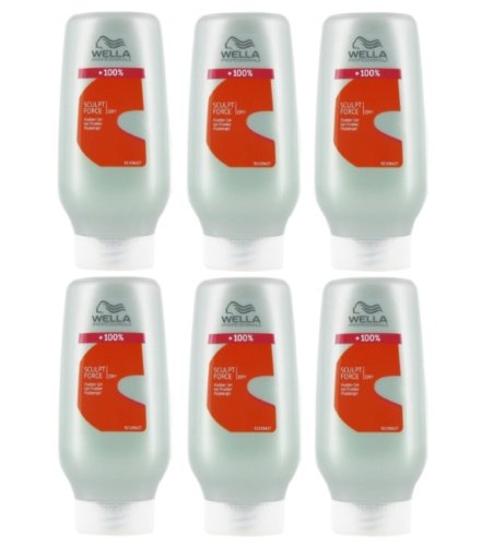 6 x Wella High Hair Sculpt Force Flubber XXL 250 ml