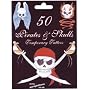 Assorted Pack of 50 Pirates Devils and Skulls Tattoo Sheets