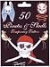 Assorted Pack of 50 Pirates Devils and Skulls Tattoo Sheets