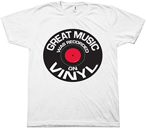 ISB Products Ill Street Blues Great Music was Recorded on Vinyl T-Shirt (3X, White)