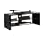 Ateca MON125/BK - Glass Stand For LCD & Plasma TV Up to 50'' - With Integrated Cable Management