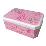 "Rose" Mele & Co. Girl's Glitter Daisy Musical Ballerina Jewelry Box