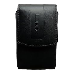 Panasonic vertikale Ledertasche für FX60/40/37/ FS15/7/6 (wie DMWD-CFX35-K ohne SD-Fach) schwarz