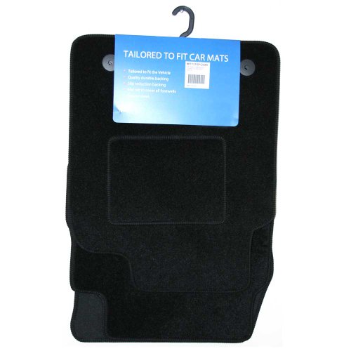 Tailored Black Citroen C4 Grand Picasso (2009 to Current) Car Mats - INCLUDES FREE KEY PROTECTION TAGS WORTH à¸¢à¸ƒ9.99!