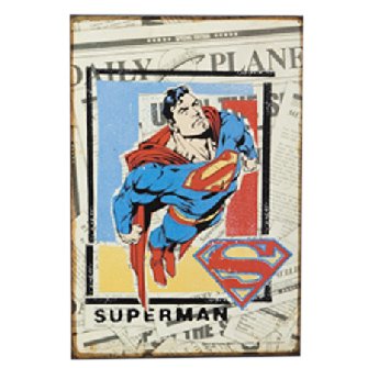 Superman Heavy Gauge Vintage Metal Sign 74046