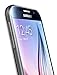 Galaxy S6 Case, [Perfect Fit] Galaxy S6 Bumper Case Cover Slim Scratch Resistant / Dust Shockproof Hybrid [100% Transparent] Clear Case with Trim Bumper For Samsung Galaxy S6