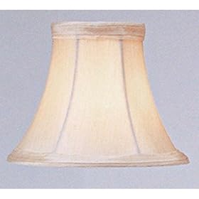 Livex S134 Chandelier Shade Ivory Bell Clip Shade