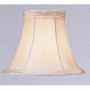 Silk Bell Shaped Chandelier Clip On Lamp Shades - Ivory - B1480 by Livex Lighting