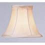 Silk Bell Shaped Chandelier Clip On Lamp Shades - Ivory - B1480