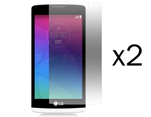LG Leon LTE - 2 Pack - Clear Screen Protectors + Atom LED