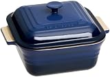Le Creuset Stoneware Covered Square Baking Dish, Cobalt