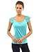 PattyBoutik Women's Floral Lace Crochet Shoulder Sleeveless Top