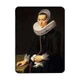 Portrait of a Lady in a Black Dress by.. - iPad Cover (Protective Sleeve) - Art247 - IPads 1 And 2