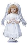 Communion Gifts, Tall Porcelain Communion Doll, 12-Inch, Blonde