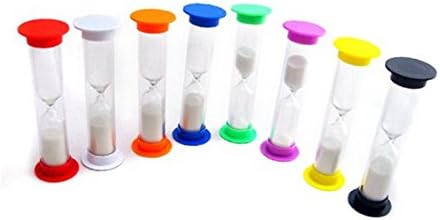 30sec /1min /3mins /5mins /10mins Colorful Hourglass Sandglass Sand Tea Coffee Timers (Pack of 5)
