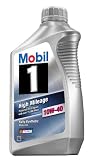 Mobil 1 98JD39 Mobil Clean High Mileage 10W-40 Synthetic Motor Oil - 1 Quart