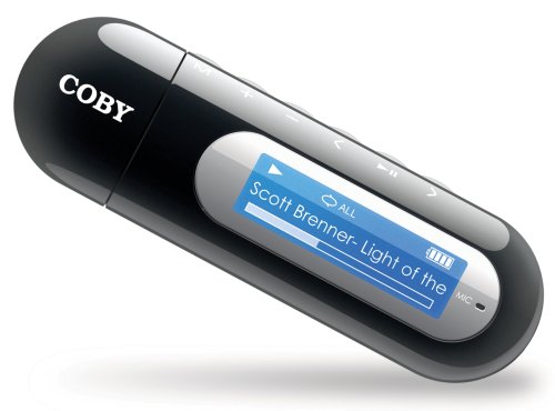 Coby MP305-4G MP3 Player with 4 GB Flash Memory FM Radio, USB Drive and LCD - Black
