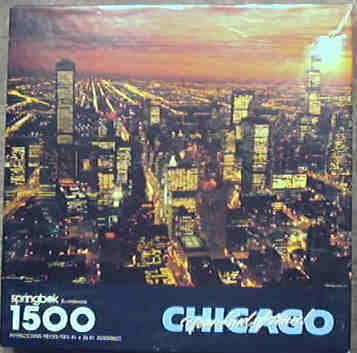 Detail image Springbok 1500 Piece Jigsaw Puzzle - Chicago Your Kind of Town!