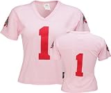 Ohio State Buckeyes Women's -No. 1- Pink Replica Football Jersey
