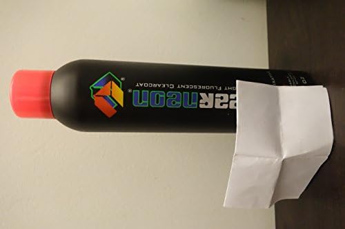 Clearneon UV Reactive Clear Coat Paint - Red