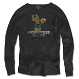 Milwaukee Bucks '47 Brand Charcoal Vintage Logo Scrum Long Sleeve T-Shirt