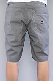 KR3W Canvas Cut Off Short in Grey,Shorts for Men