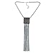 Onnea Artificial Leather Long Tassel Bib Necklace