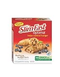 Slim-Fast Optima Snack Bar, Muffin Bars, Blueberry, 1.19-Ounce Bars in 6-Count Boxes (Pack of 8)