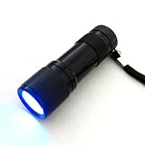 Neiko 40516 9-LED 400nM Ultra Violet UV Compact Aluminum Flashlight