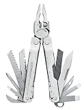 41RU-sWnneL SL160 in Leatherman L831148 Super Tool 300 Edelstahl, inklusive Nylonholster schwarz, austauschbare Drahtschneider