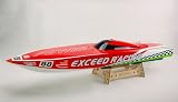 Exceed Racing Fiberglass Vee QJ260PUM w/o clutch Gas Powered RC 1300mm Almost Ready to Run Speed Boat (ARTR)