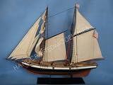 Review Handcrafted Model Ships  / Lynx American Privateer Top Sail Schooner Wooden Model Boat Ship Models Tall Ship