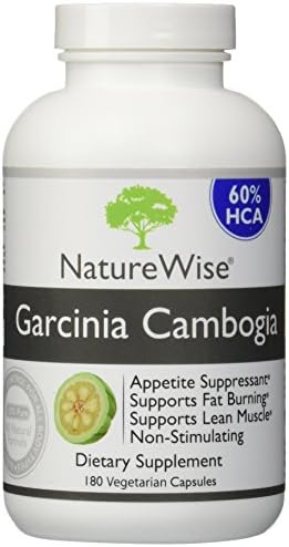 NatureWise Garcinia Cambogia Extract Weight Loss Supplement and Natural Appetite Suppressant 360 Count Value-Pack