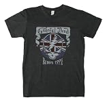 Grateful Dead Europe 1972 Concert Mens Charcoal Tee