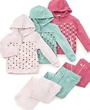 Greendog Little Girl Butterfly Dot Hoodie