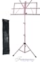 Portable Pink Folding Sheet Music Stand with Carrying Bag
